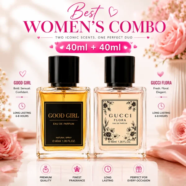 Good Girl - Gucci Flora 40ml+40ml Combo