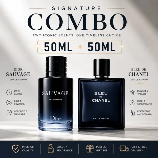 Bleu De Chanel 50ml Dior Sauvage 50ml Combo
